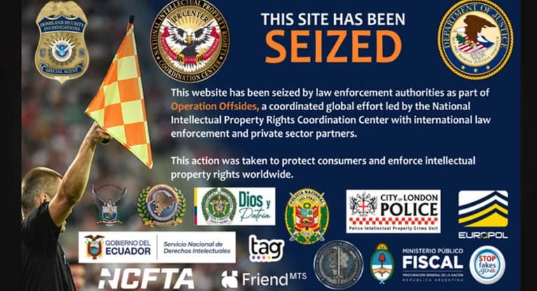 Feds Seize 400 Sites Streaming World Cup Illegally