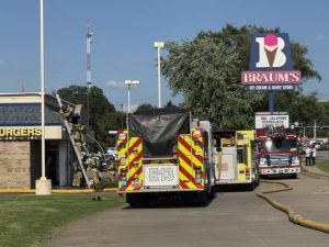 Fire At Braum S Restaurant In Springfield