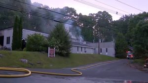 Firefighters Tackle Blaze At Barkhamsted Construction Company