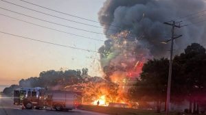Fireworks Stand Blaze In Oklahoma
