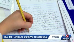 Florida Law Requires Cursive Instruction