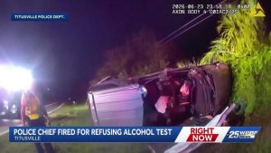 Florida Police Chief Fired After Crash