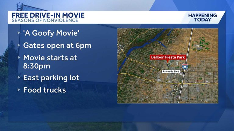 Free Drive In Movie At Balloon Fiesta Park