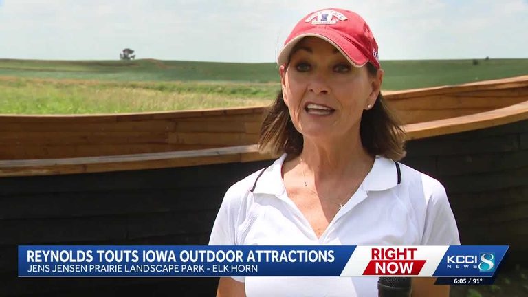 Gov Reynolds Promotes Iowa S Outdoor Attractions