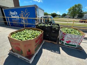 Green Bay Pantry Receives Cucumber Donation