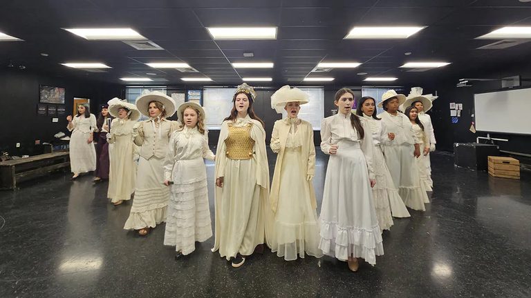 Greenville Students Perform Suffs Musical
