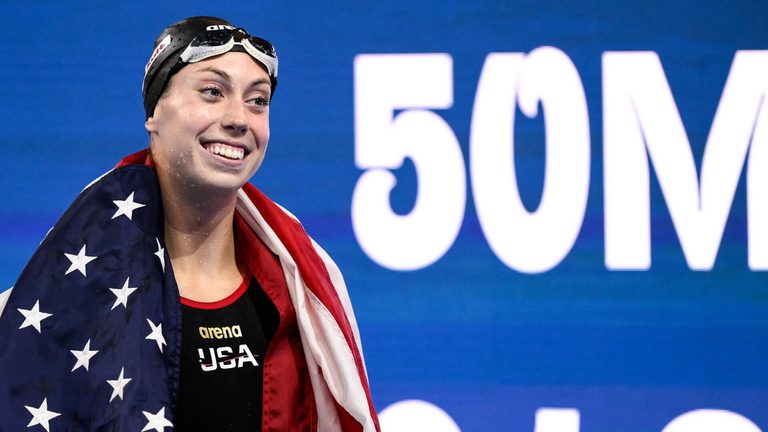 Gretchen Walsh Breaks American Record