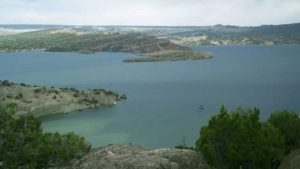 Guernsey Reservoir Water Level Lowered