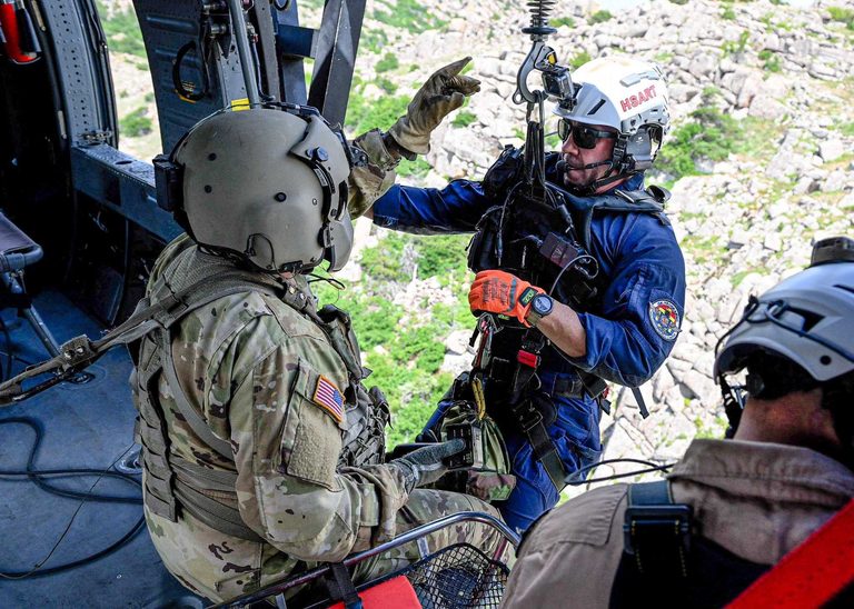 Hiker Airlifted To Safety