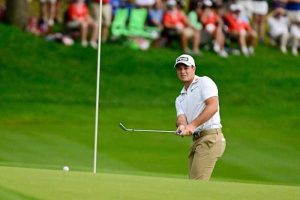 Hovland Leads Travelers Championship