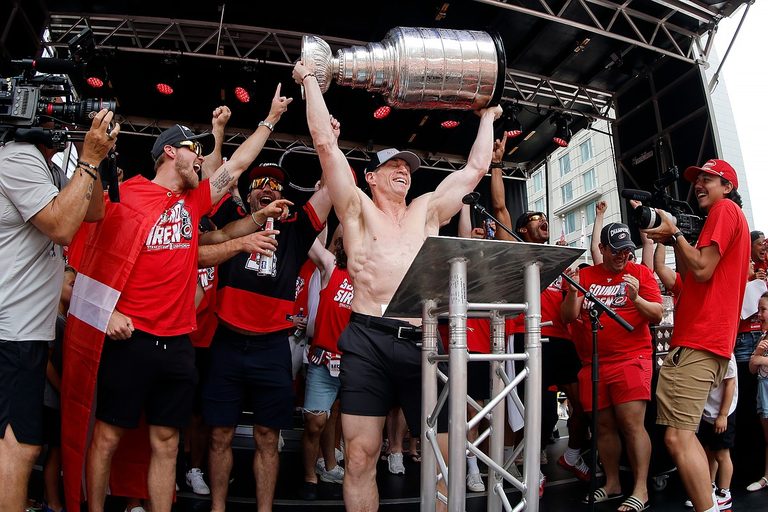 Hurricanes Fans Celebrate Stanley Cup Win
