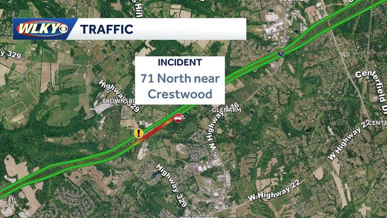 I 71 North Lanes Shut Down In Oldham County