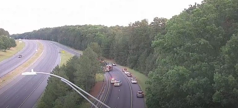 I 85 Crash Causes Congestion