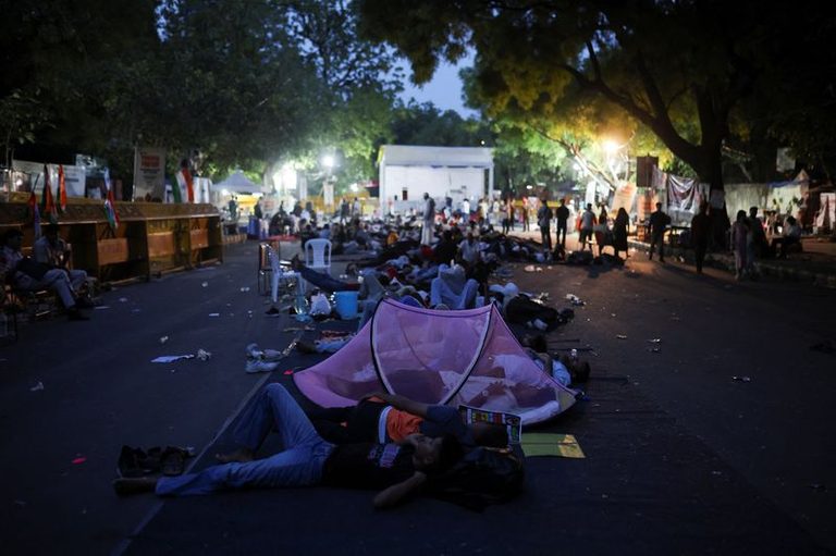 India S Youth Party Protests Education Minister