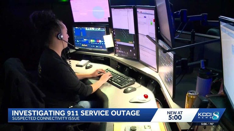 Iowa 911 Outage Hits Des Moines