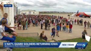Iowa National Guard Soldiers Return Home