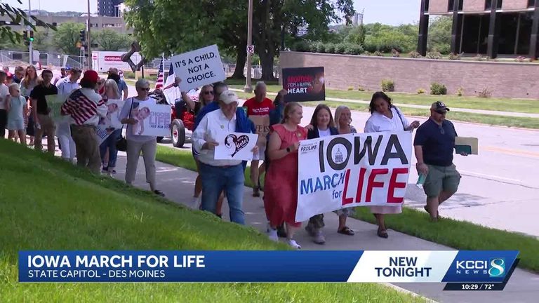 Iowa Pro Life Advocates Rally At Capitol