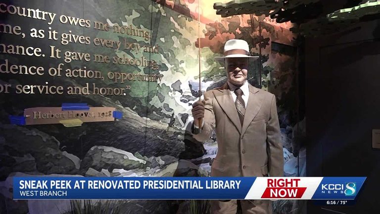 Iowa S Herbert Hoover Library Reopens