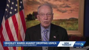 Iowa Senator Defends Usmca Trade Deal
