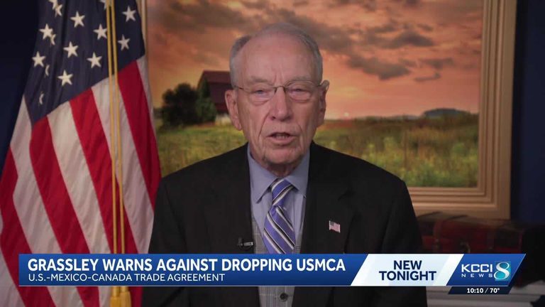 Iowa Senator Defends Usmca Trade Deal