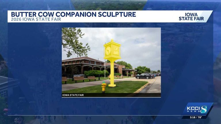 Iowa State Fair Unveils Butter Cow Companion