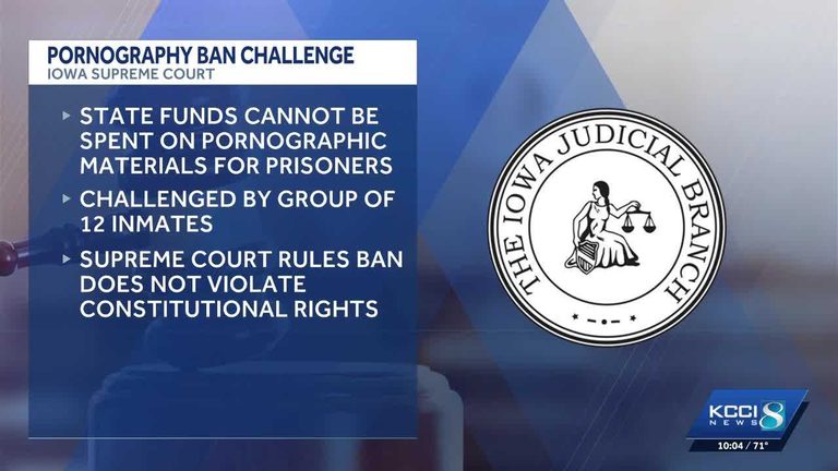 Iowa Supreme Court Upholds Prison Pornography Ban