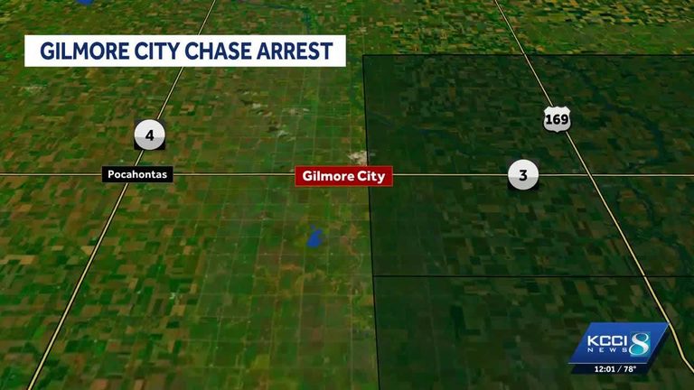 Iowa Suspect In Custody After Chase
