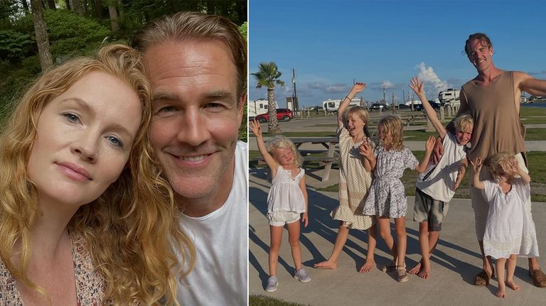James Van Der Beek S Wife Honors Him