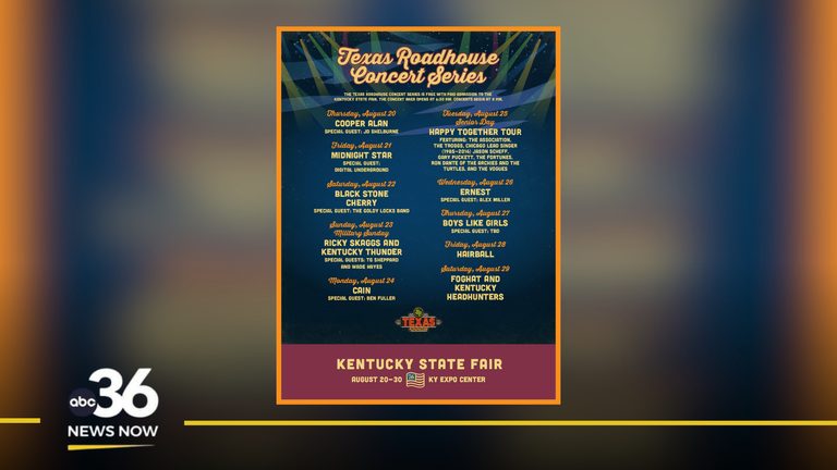 Kentucky State Fair Announces Concert Series