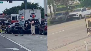 Lantana Crash Kills One Injures Two