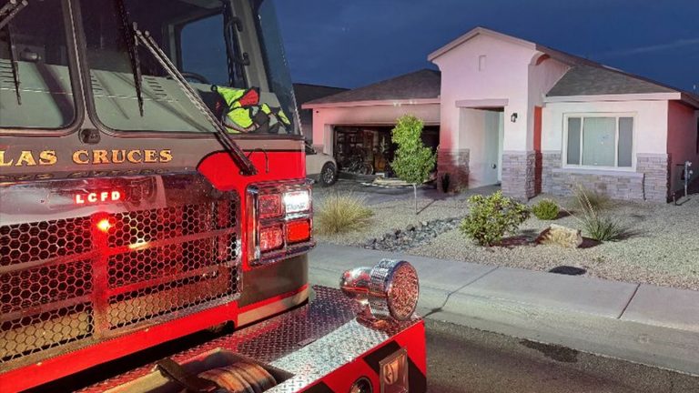 Las Cruces Home Damaged In Fire