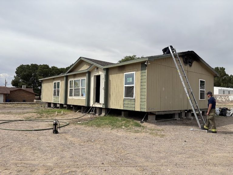 Las Cruces Mobile Home Damaged In Fire
