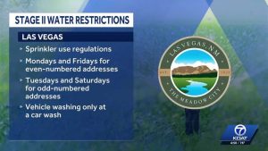 Las Vegas Nm Implements Stage Ii Water Restrictions