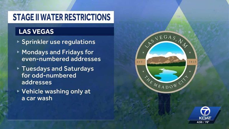 Las Vegas Nm Implements Stage Ii Water Restrictions