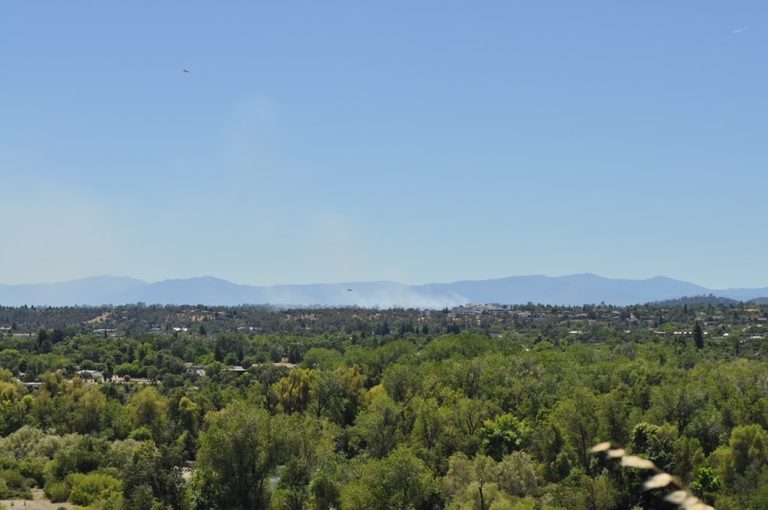 Linden Fire Prompts Evacuations In Downtown Redding