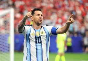 Lionel Messi Breaks World Cup Goal Record