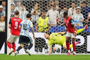 Lionel Messi Breaks World Cup Scoring Record