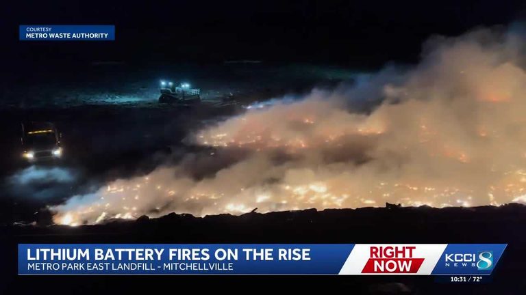 Lithium Ion Battery Fires At Metro Waste Authority