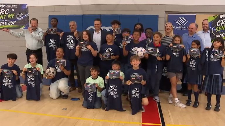 Long Beach Kids Get World Cup Surprise