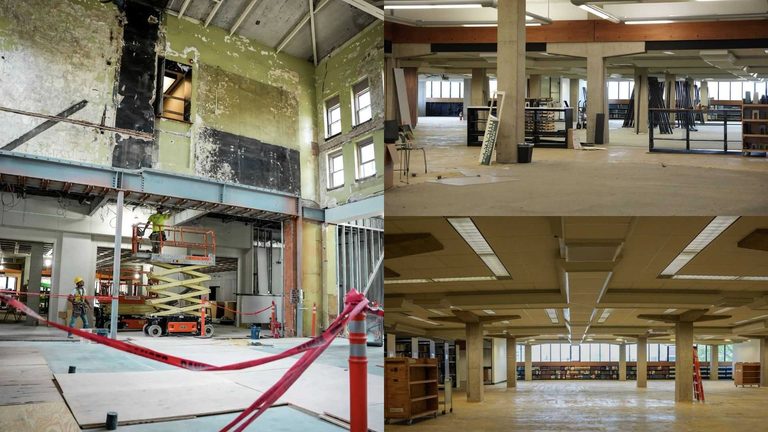 Louisville Main Library Renovations Progress