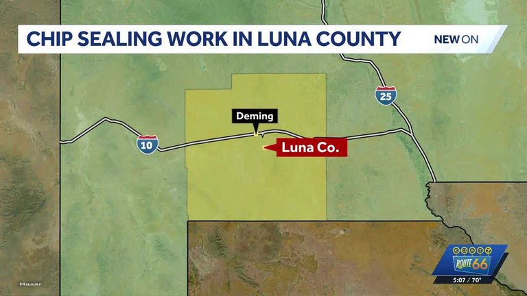 Luna County Road Work Underway