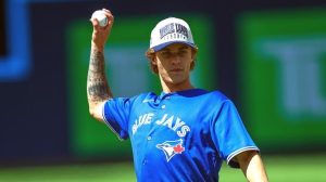 Maple Leafs Top Pick Gavin Mckenna Throws First Pitch