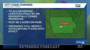 Marshalltown Updates Livestock Rules