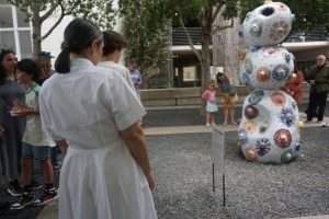 Mccallum Students Unveil Mental Health Sculpture