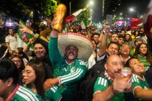 Mexican Fans Celebrate World Cup
