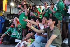 Mexico Fans Celebrate World Cup Win