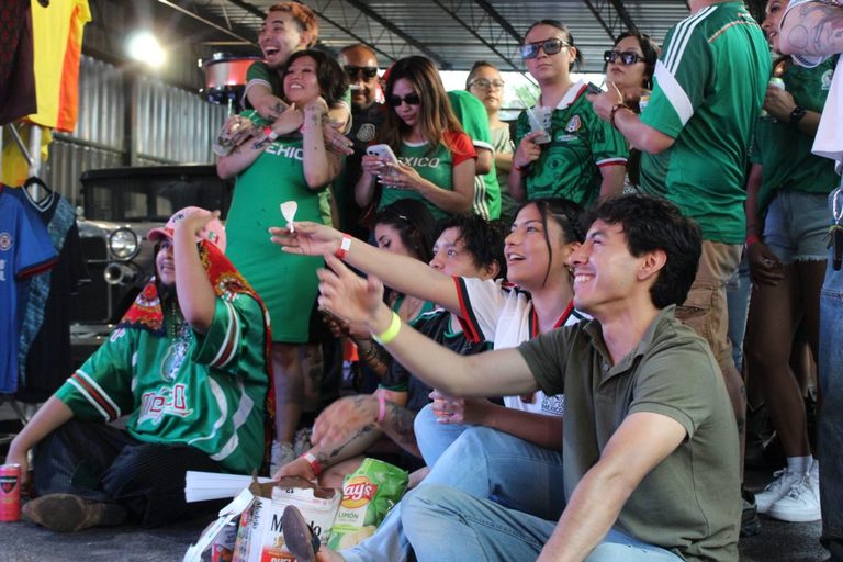 Mexico Fans Celebrate World Cup Win