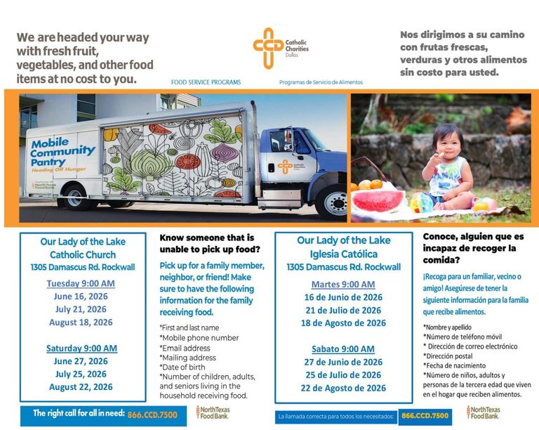 Mobile Food Pantry Comes To Rockwall