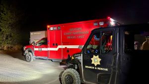 Motorcyclist Rescued Near Cache Mountain