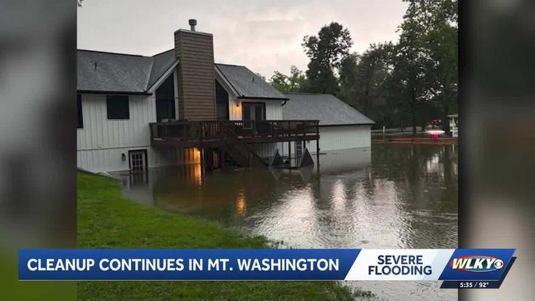 Mt Washington Floods Damage Homes